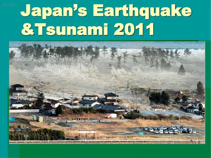 japan s earthquake tsunami 2011