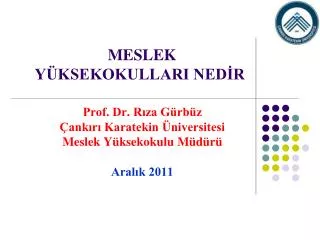meslek y ksekokullari ned r