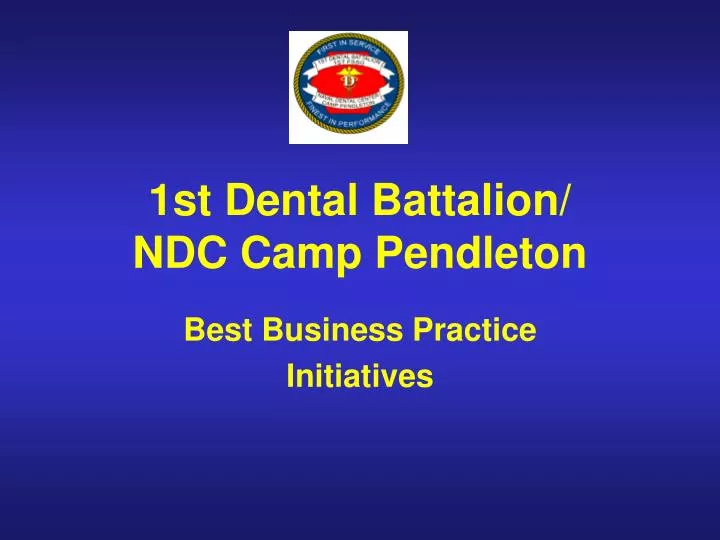 1st dental battalion ndc camp pendleton