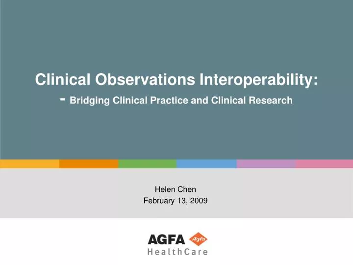 clinical observations interoperability bridging clinical practice and clinical research