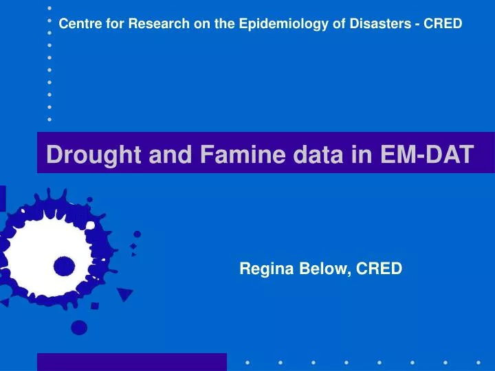 drought and famine data in em dat