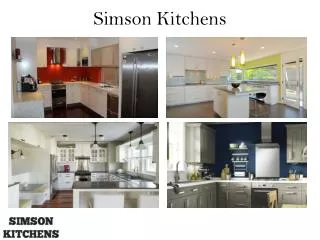 Simson : Kitchens and Wardrobes in Adelaide