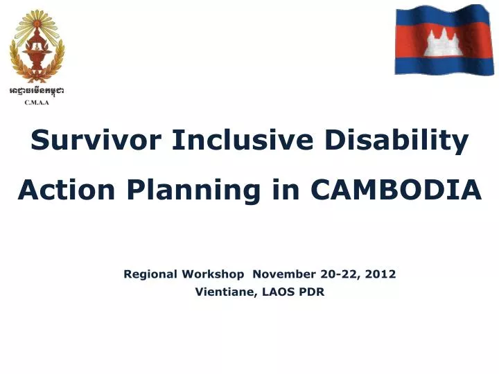 survivor inclusive disability action planning in cambodia