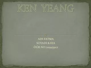 ken yeang