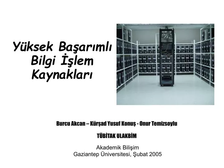 akademik bili im gaziantep niversitesi ubat 2005