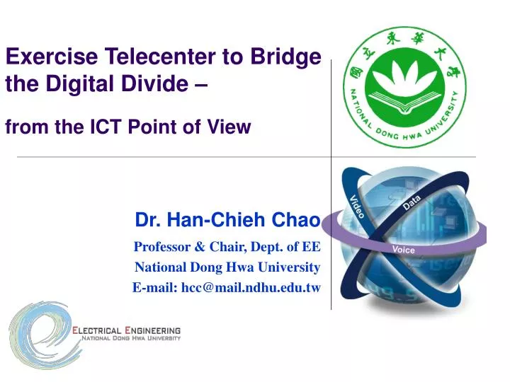 exercise telecenter to bridge the digital divide from the ict point of view