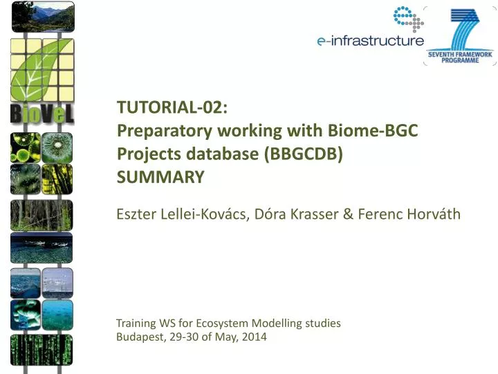 tutorial 02 preparatory working with biome bgc projects database bbgcdb summary