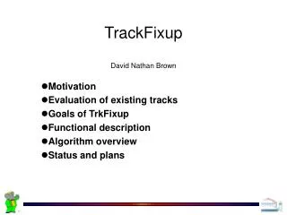TrackFixup