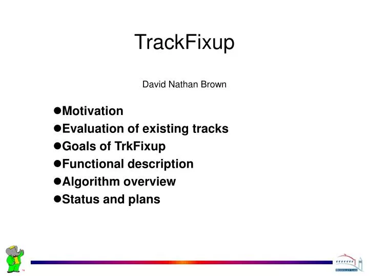 trackfixup