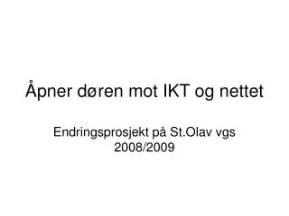 pner d ren mot ikt og nettet