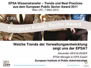 Welche Trends der Verwaltungsentwicklung zeigt uns der EPSA?