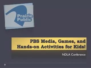 PBS Media, Games, and Hands-on Activities for Kids!