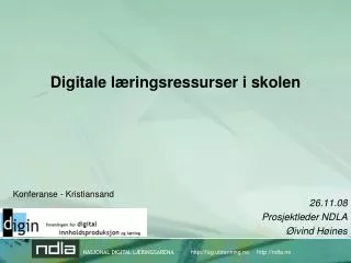 digitale l ringsressurser i skolen