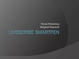 Livescribe SmartPen