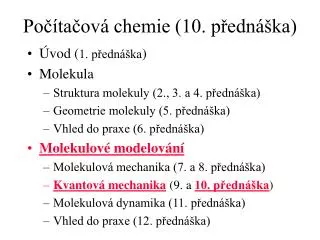 po ta ov chemie 10 p edn ka