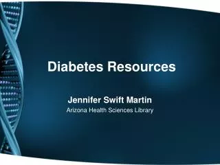 Diabetes Resources