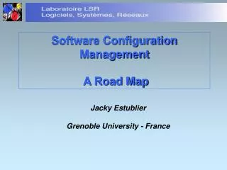 Software Configuration Management A Road Map