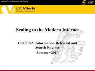 Scaling to the Modern Internet