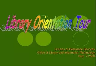 Library Orientation Tour