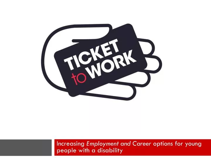 increasing employment and career options for young people with a disability