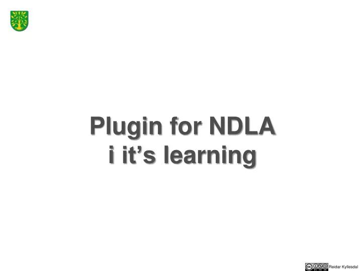 plugin for ndla i it s learning