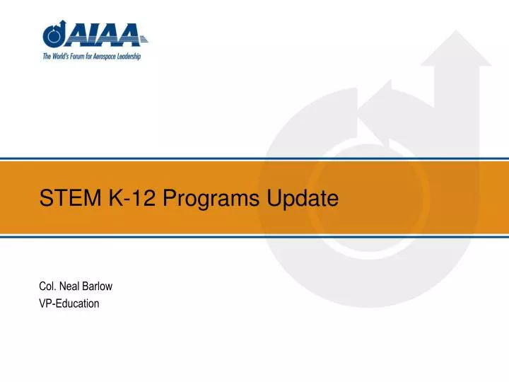 stem k 12 programs update