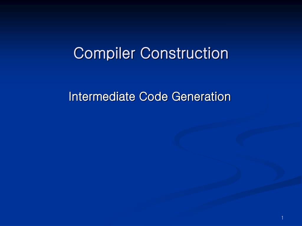 PPT - Compiler Construction PowerPoint Presentation, free download - ID ...