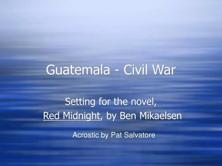 guatemala civil war