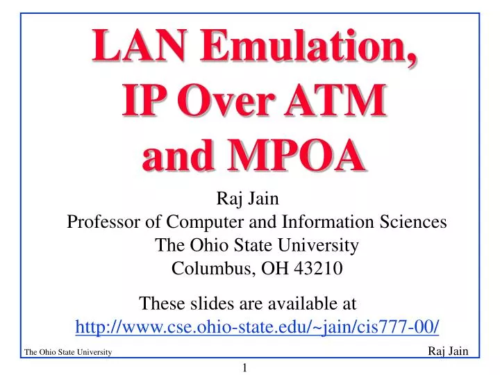 lan emulation ip over atm and mpoa
