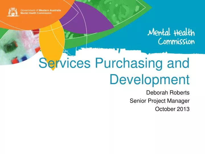 services purchasing and development