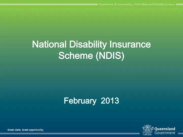 national disability insurance scheme ndis