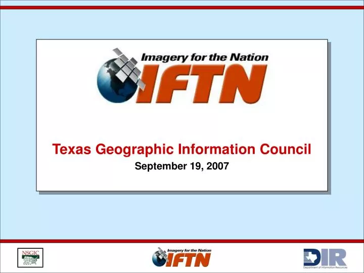 texas geographic information council september 19 2007