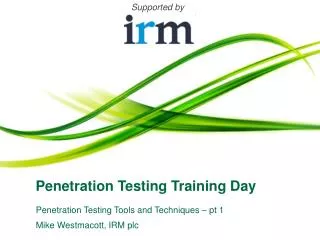 Penetration Testing Training Day