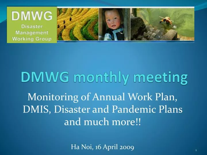 dmwg monthly meeting