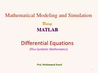 Differential Equations