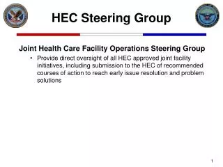 HEC Steering Group