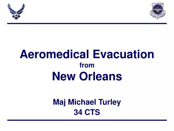 aeromedical evacuation from new orleans