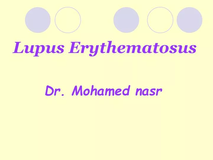lupus erythematosus