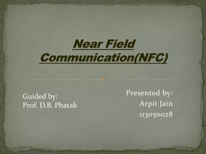 near field communication nfc