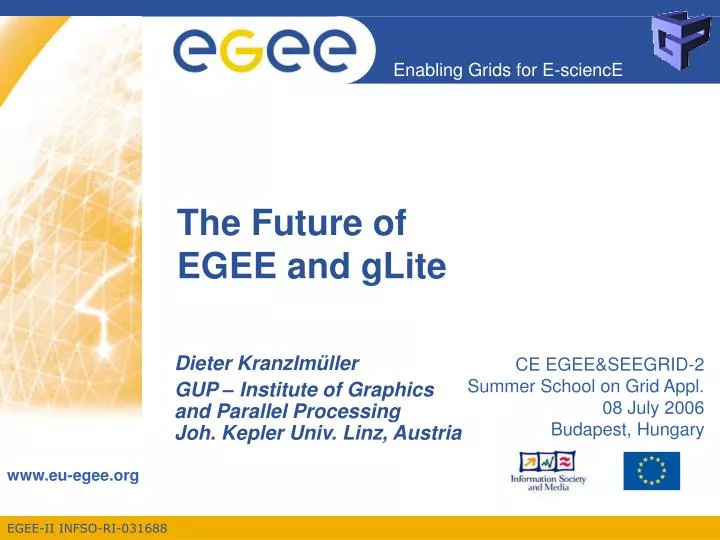 the future of egee and glite