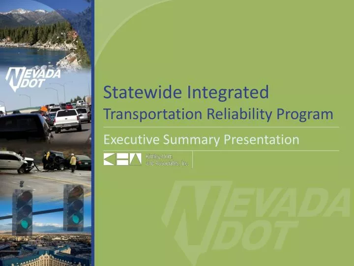 statewide integrated transportation reliability program