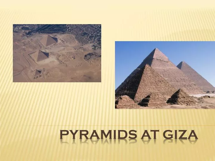 pyramids at giza