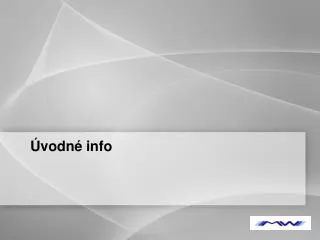 vodn info