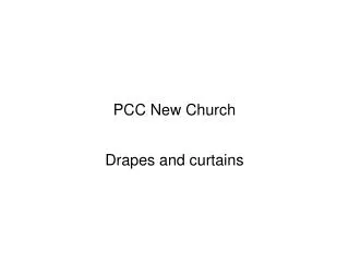 PCC New Church