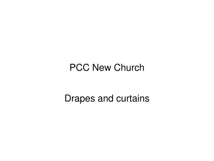 pcc new church
