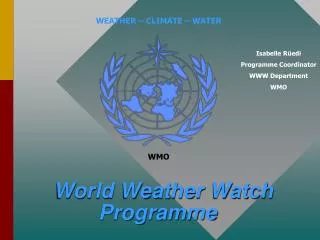 World Weather Watch Programme