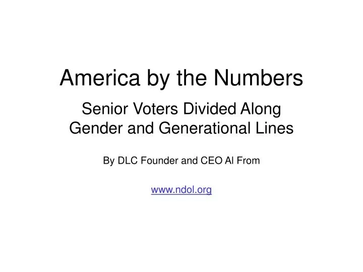 america by the numbers