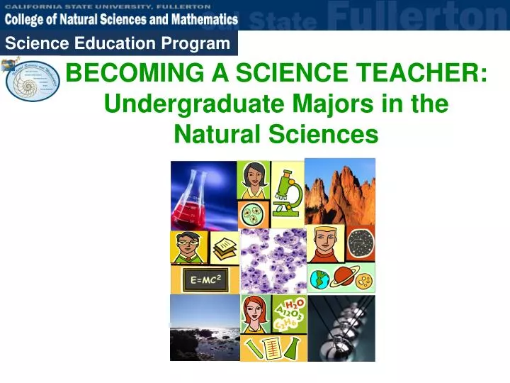 becoming a science teacher undergraduate majors in the natural sciences