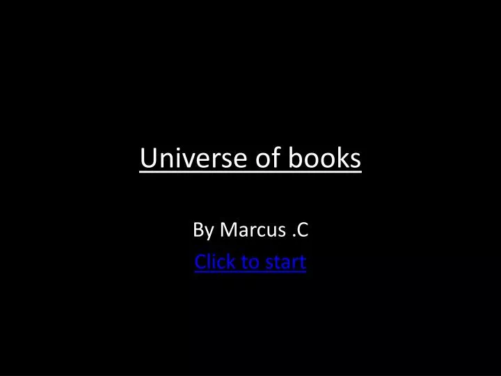 universe of books