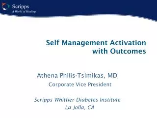 Self Management Activation with Outcomes